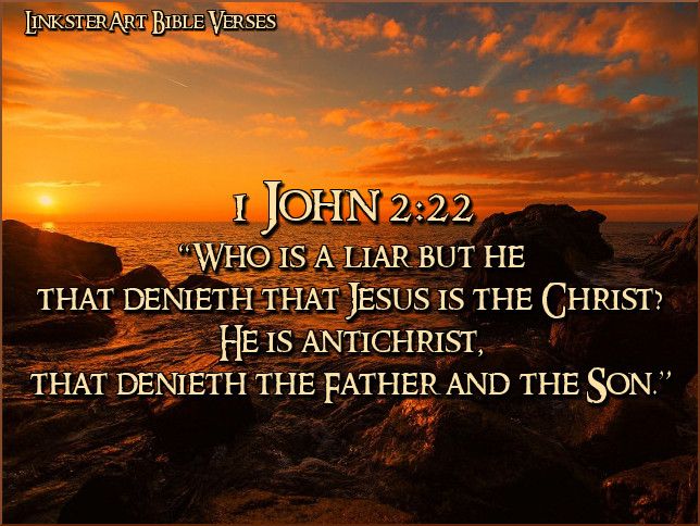 1 John 2 22 Meaning